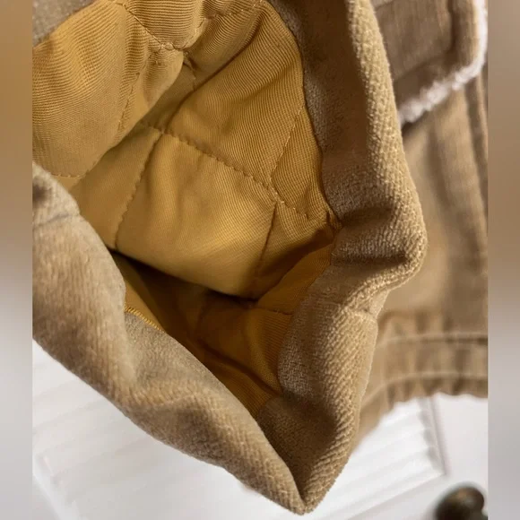 RARE Lee Storm Rider Vintage 1970s Full Length Sherpa Corduroy Rancher Coat - Picture 9 of 15